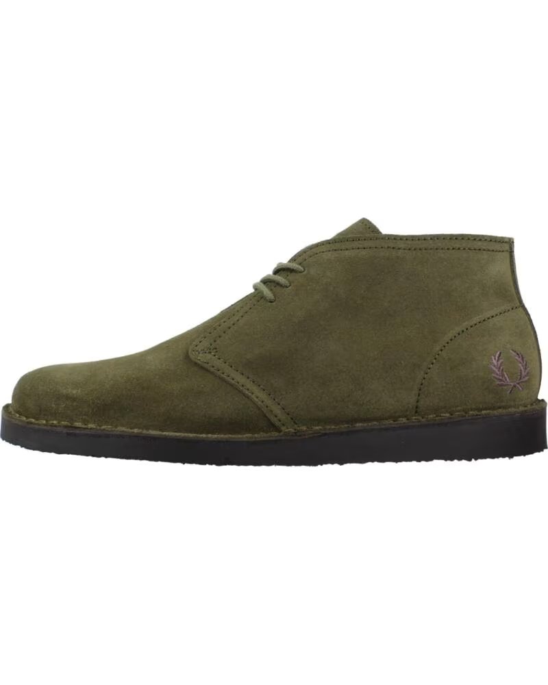 Fred Perry Botines Hombre Modelo B9352FP Color Verde X89GREN