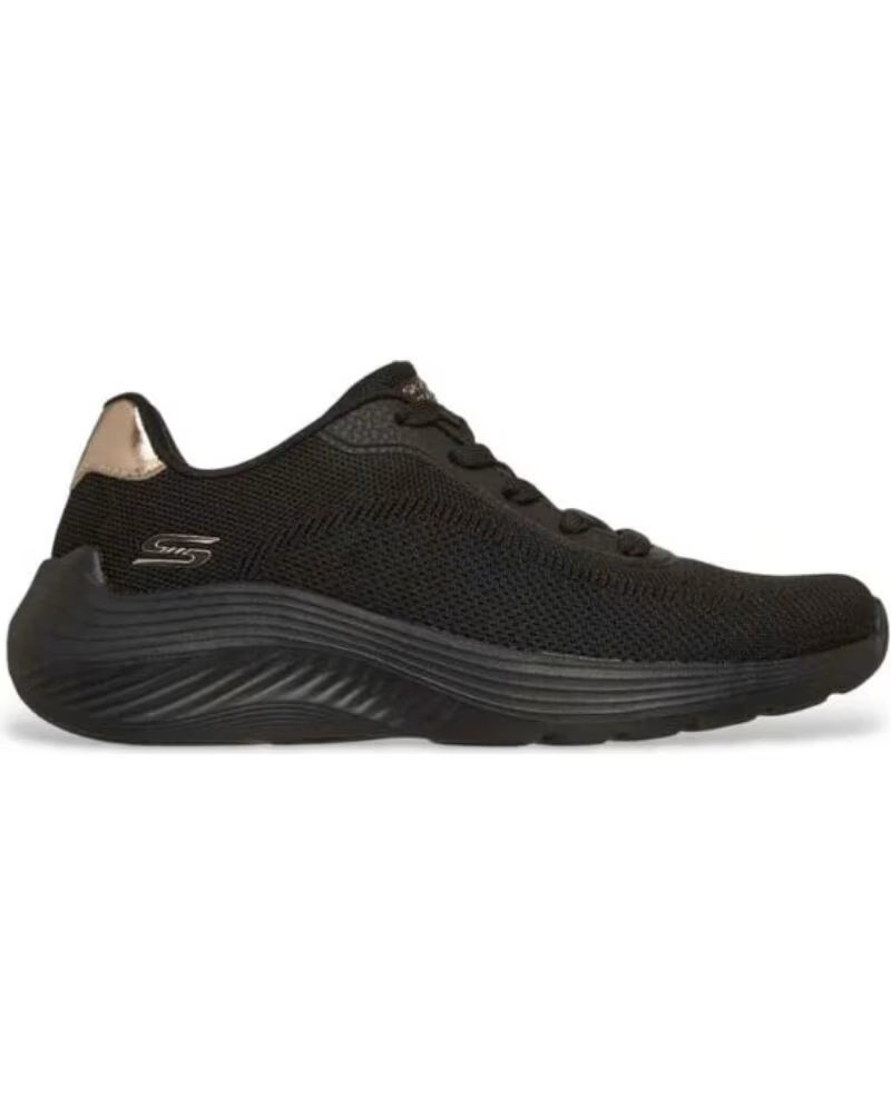 Skechers Zapatillas Deportivas Bobs Squad Waves 117679 para Mujer Negro Varios Colores