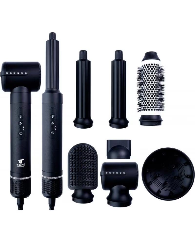 Thulos Secador de Pelo 7 en 1 TH-BY25 Negro 1400W
