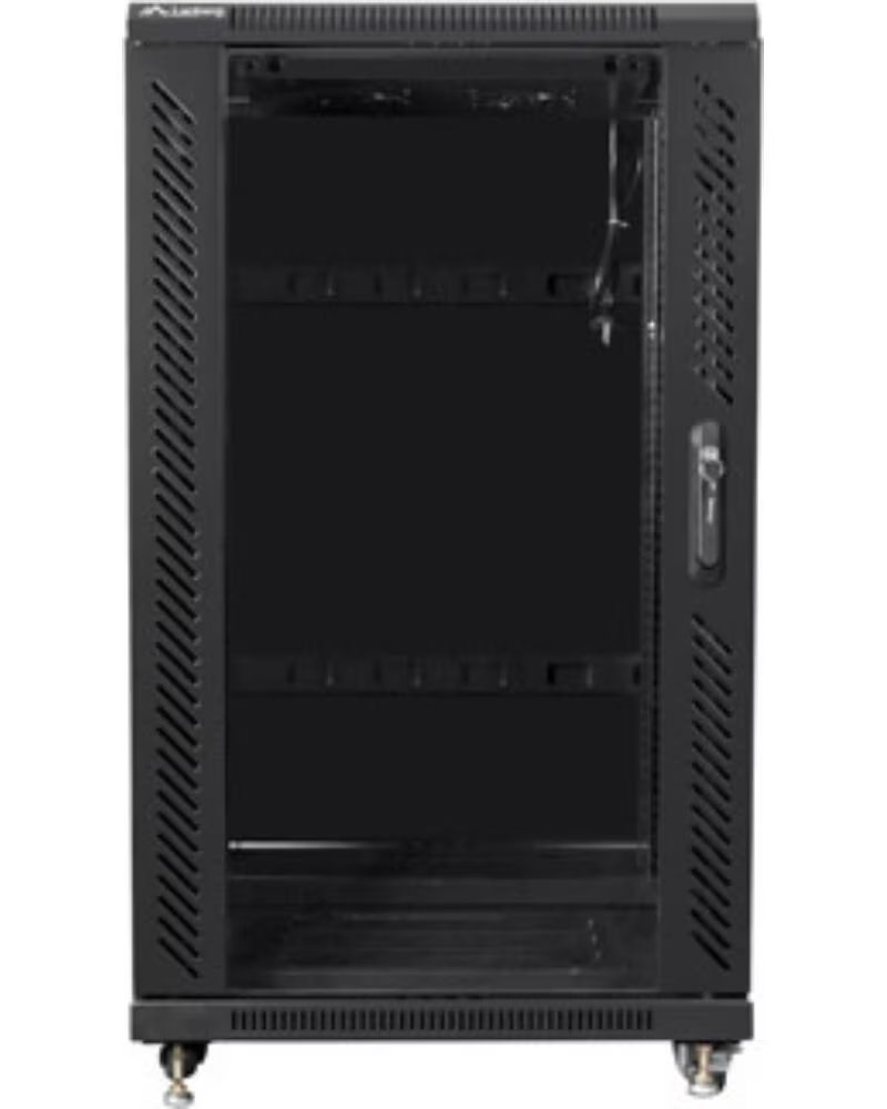 LANBERG ARMARIO RACK 22U 600X600 AUTOENSAMBLADO 19 PULGADAS HASTA 60KG NEGRO