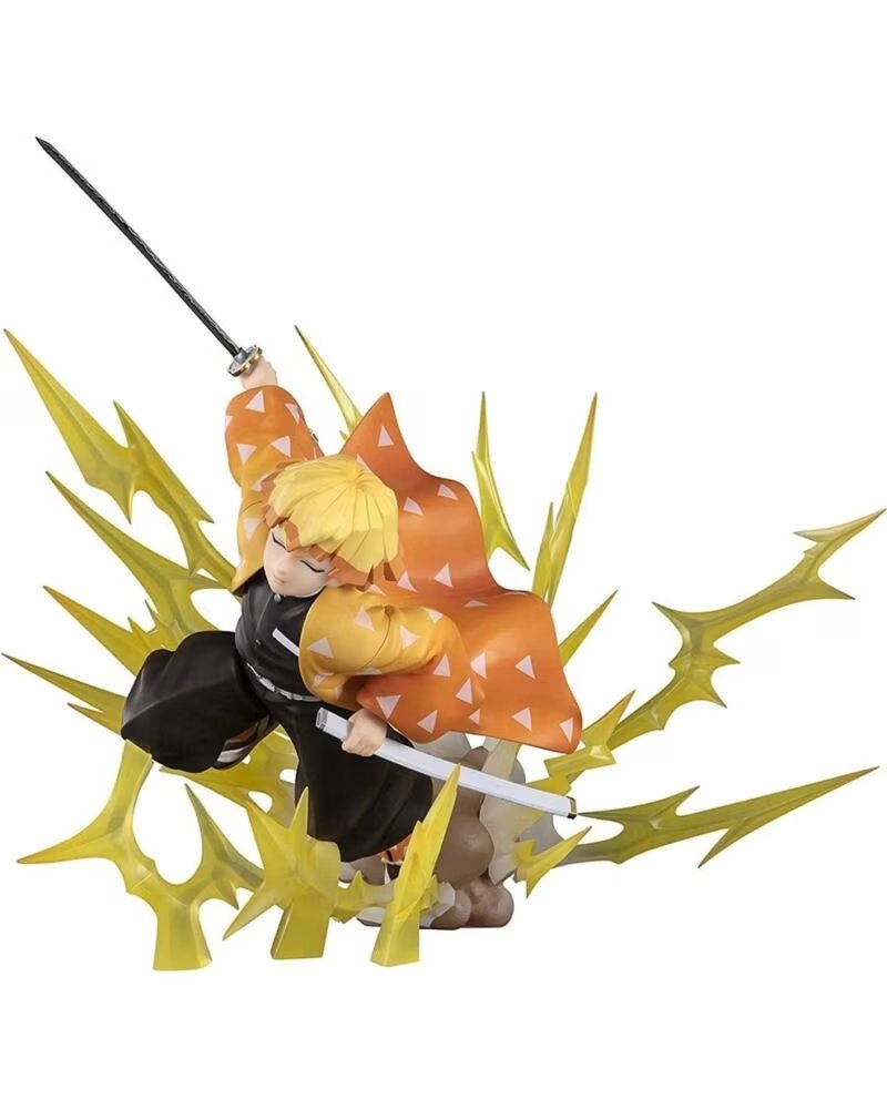 Tamashii Nations Figura Kimetsu No Yaiba Demon Slayer Zenitsu Agatsuma Respiración del Trueno Figuarts Zero Re Issue