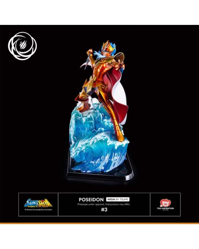 Figura Tsume Art Saint Seiya Poseidã"n Ikigai Resina Escala 16