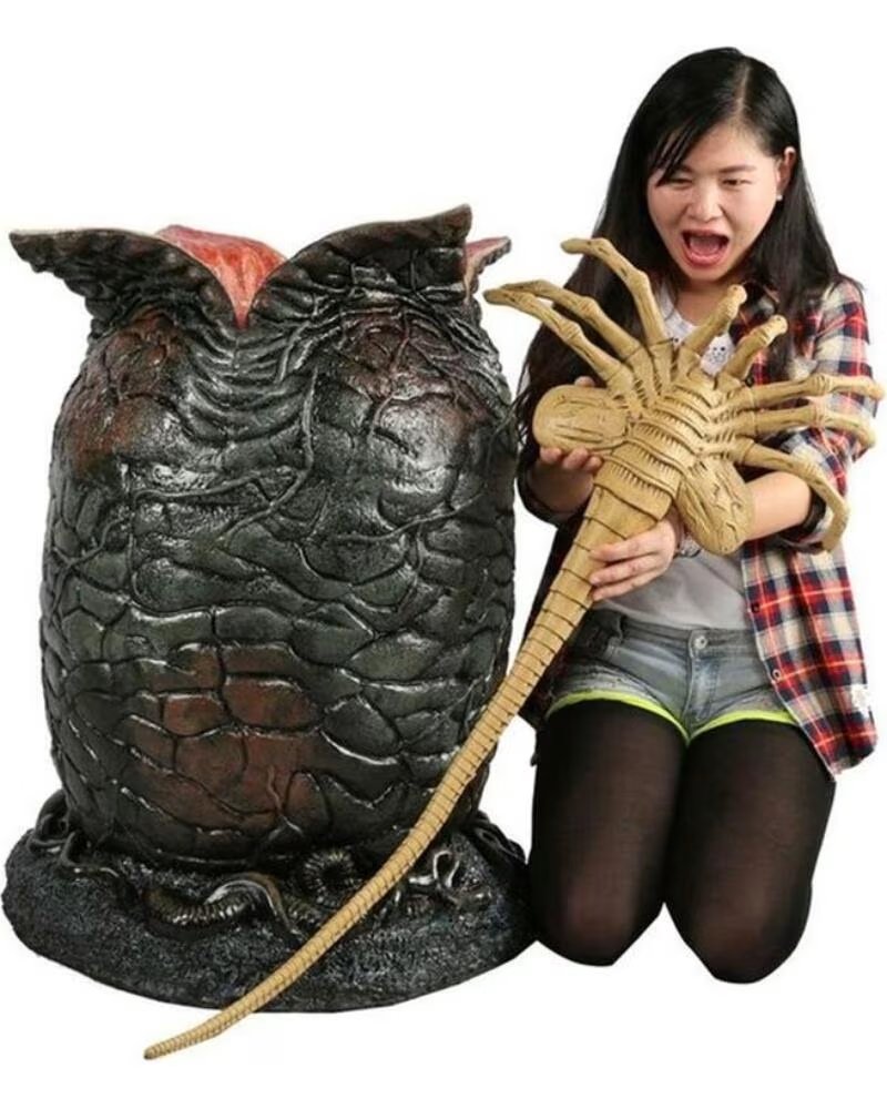 Neca Réplica Huevo Alien y Facehugger Látex Gomaespuma 91 Cm Life Size Leds