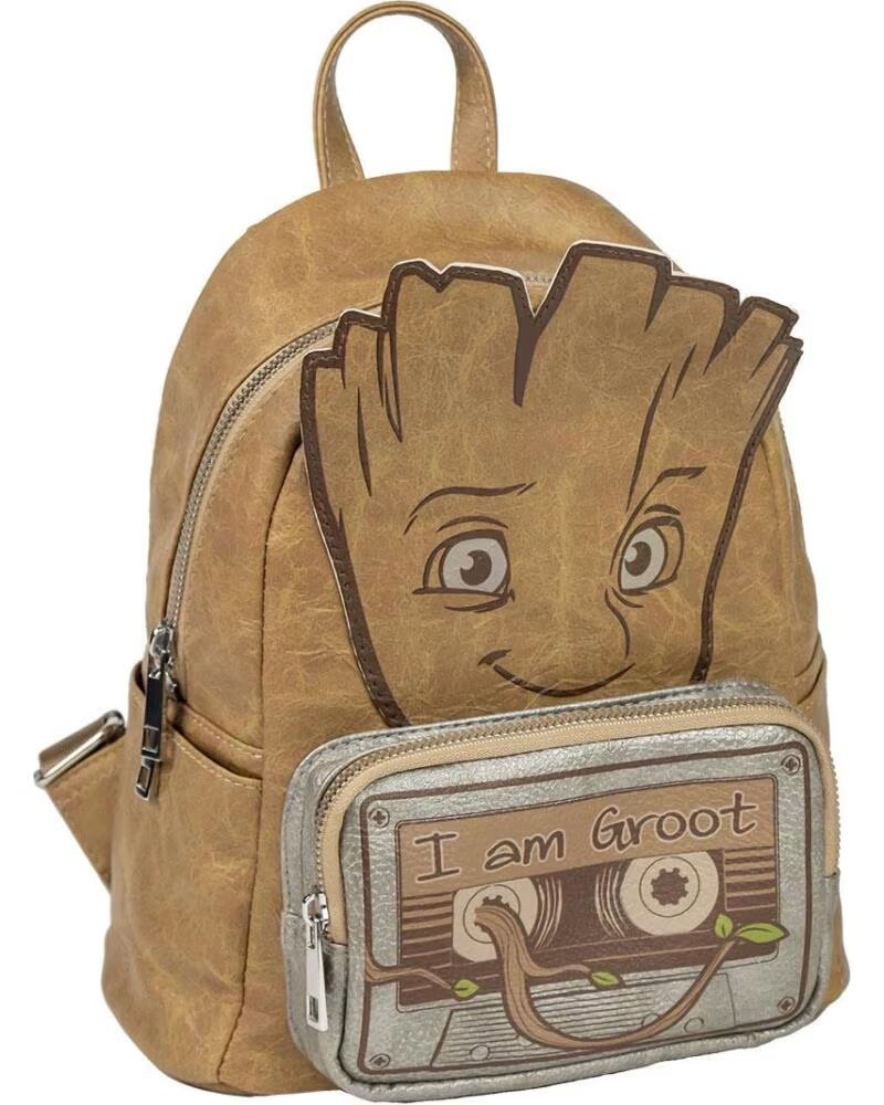 Mochila Casual Moda Aplicaciones Guardians Of The Galaxy Groot Artesania Cerda