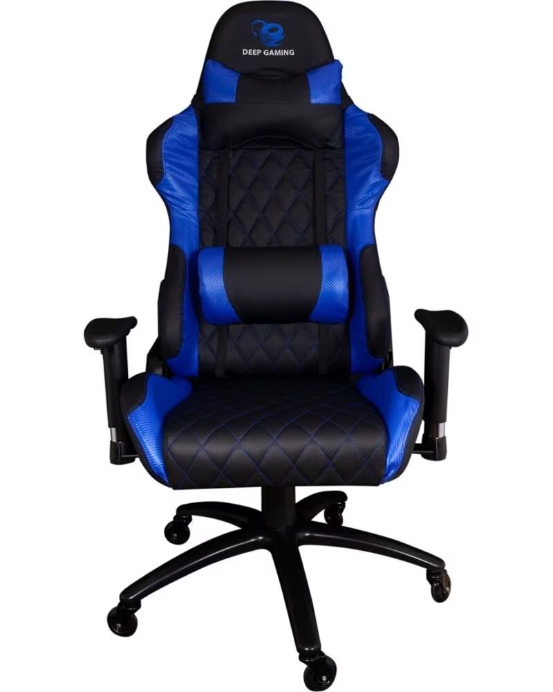 Coolbox Silla Gaming Deepcomandid Ii Azul y Negra