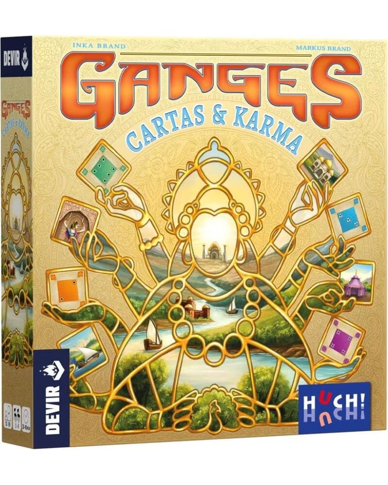 DEVIR JUEGO DE MESA GANGES CARTAS Y KARMA