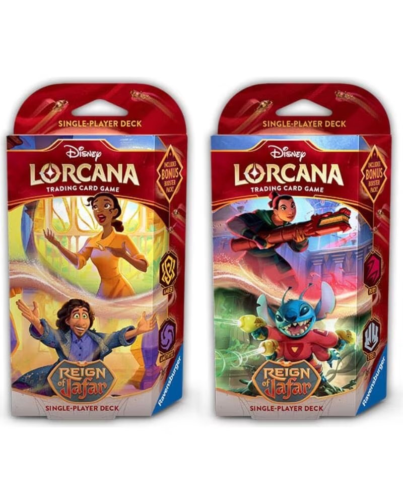 Ravensburger Lorcana Tcg - Mazos de Inicio Disney Reinado de Jafar 8 Unidades Inglés