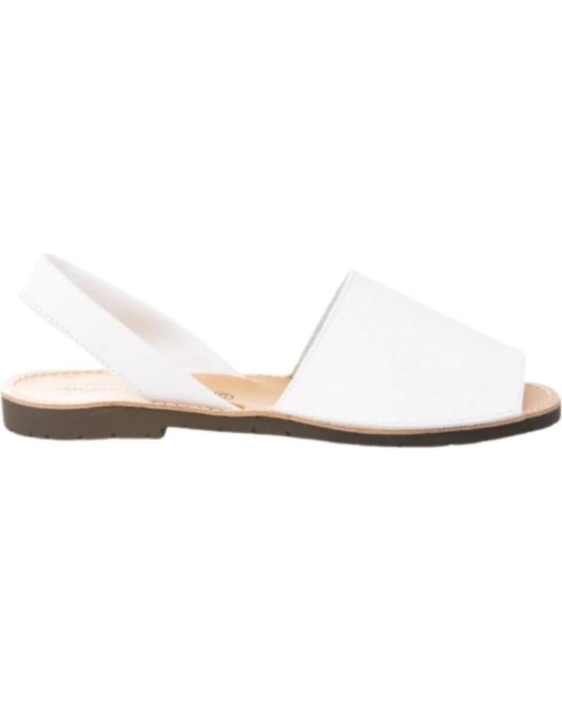 Sandalias de Mujer ANGELITOS 204IBIZENCA PIEL BLANCO
