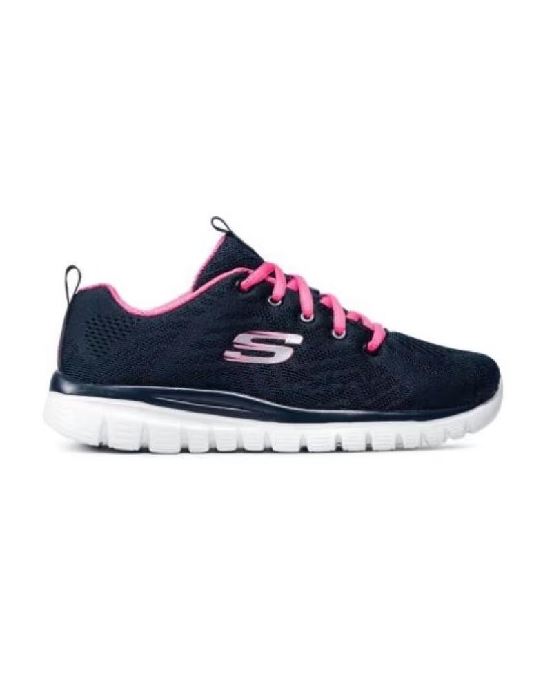 Skechers 12615 Nvpk Graceful-get Connected Navy-pink