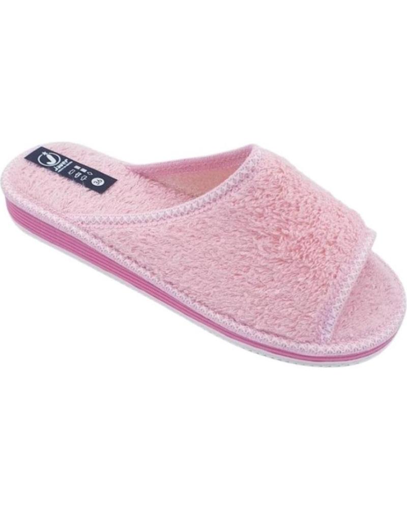 Calzado de casa de Mujer JAVER ZAPATILLAS PRIMAVERA-VERANO TOALLA VARIOS 213 ROSA