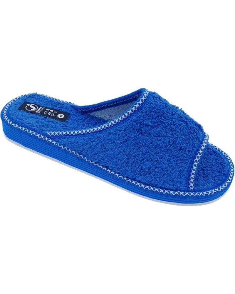 Calzado de casa de Mujer JAVER ZAPATILLAS PRIMAVERA-VERANO TOALLA VARIOS 213 AZUL