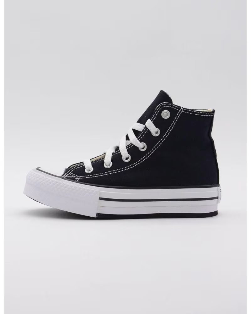 Converse Chuck Taylor All Star Plataforma Lona 372859C Negro Infantil Negro