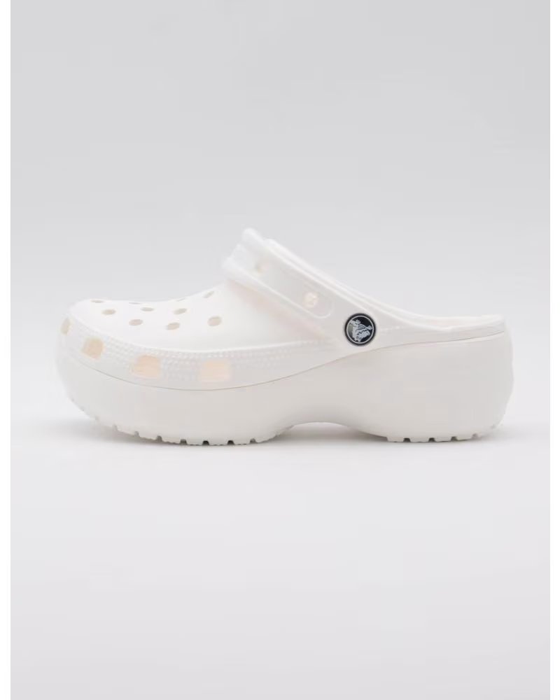 Crocs Zuecos Classic Platform Clog W Blanco Blanco