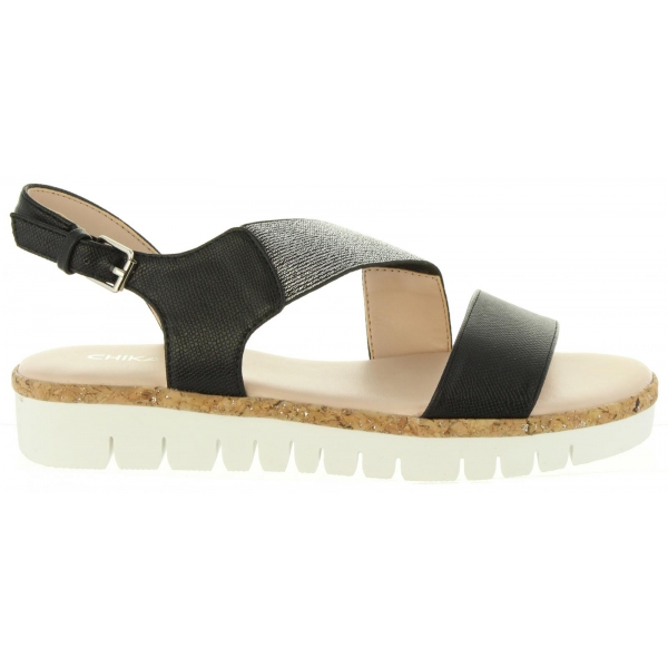 Sandalias de Mujer CHIKA10 IDOIA 01 NEGRO