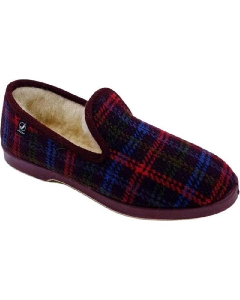 Calzado de casa de Mujer JAVER ZAPATILLAS 106 LANA VARIOS 15881 BURDEOS