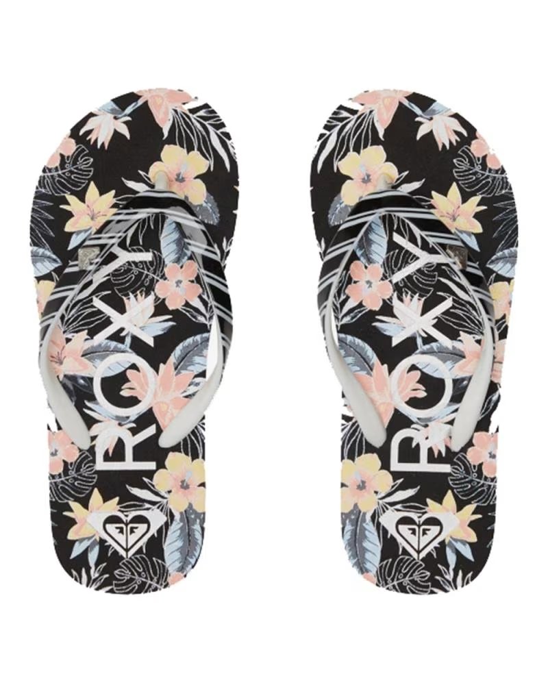 Chanclas de Niña Roxy Chanclas Pebbles Negro