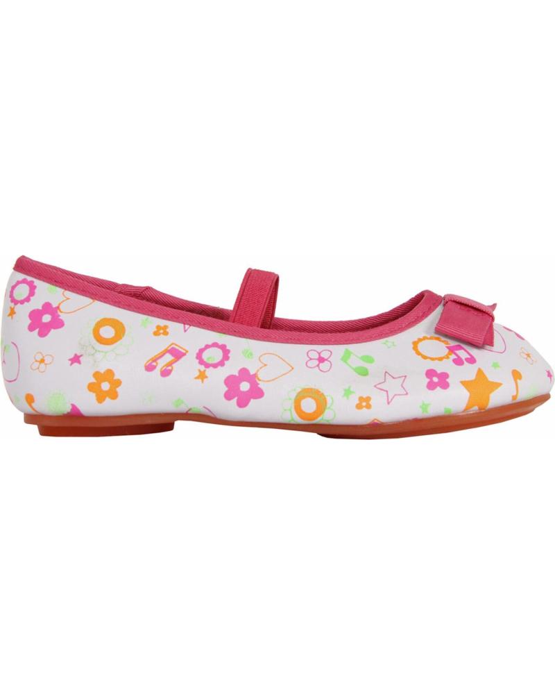 Bailarinas de Niña URBAN 149200-B2040 WHITE-FUXIA