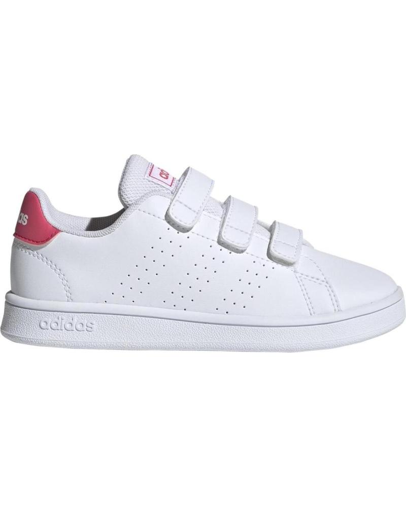 Deportivas de Niña ADIDAS ZAPATILLAS CASUAL ADVANTAGE EF0221 BLANCO