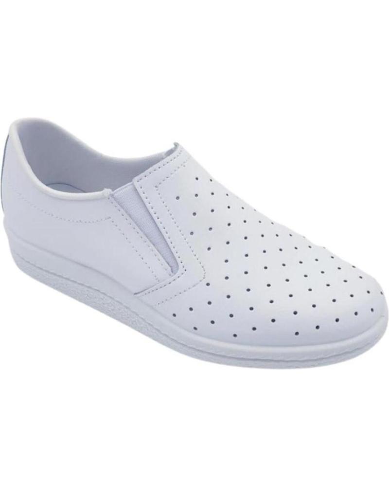 Zapatos de Mujer y Hombre JAVER CALZADO DE TRABAJO 02 ZUECO VARIOS 9702 BLANCO