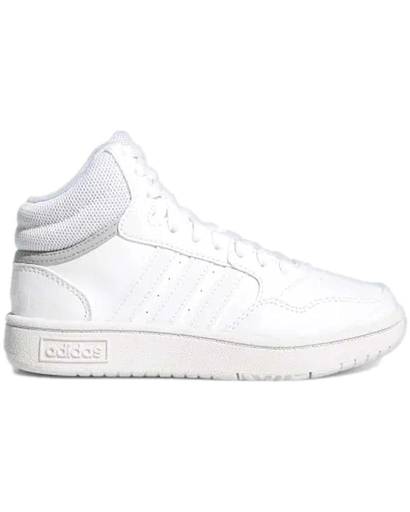 Deportivas de Mujer y Niña y Niño ADIDAS GW0401 HOOPS MID 3 0 BLANCO MULTICOLOR