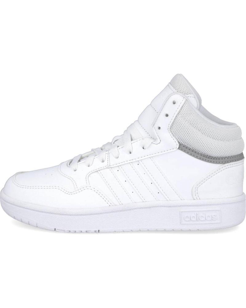 Deportivas de Niño ADIDAS GW0401 NINO HOOP MID 3 0 K BLANCO
