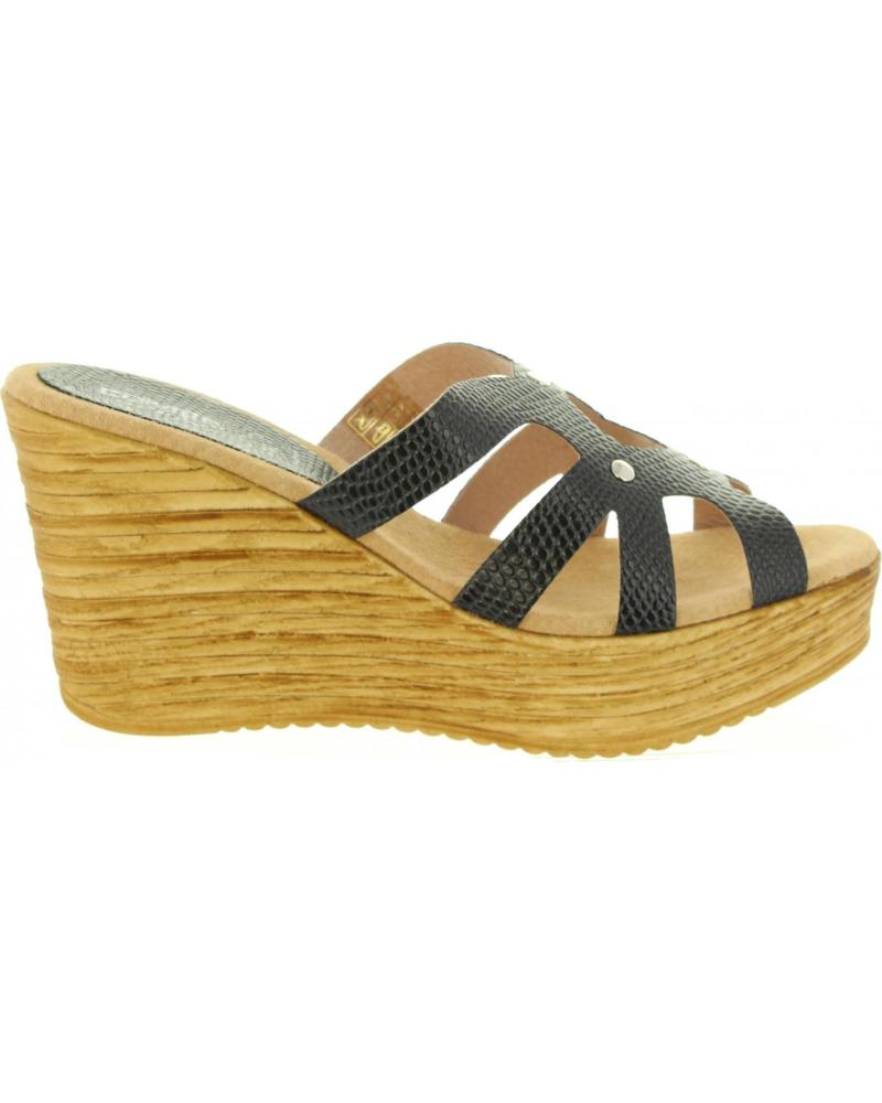 Sandalias de Mujer CUMBIA 30986 REPTIL NEGRO