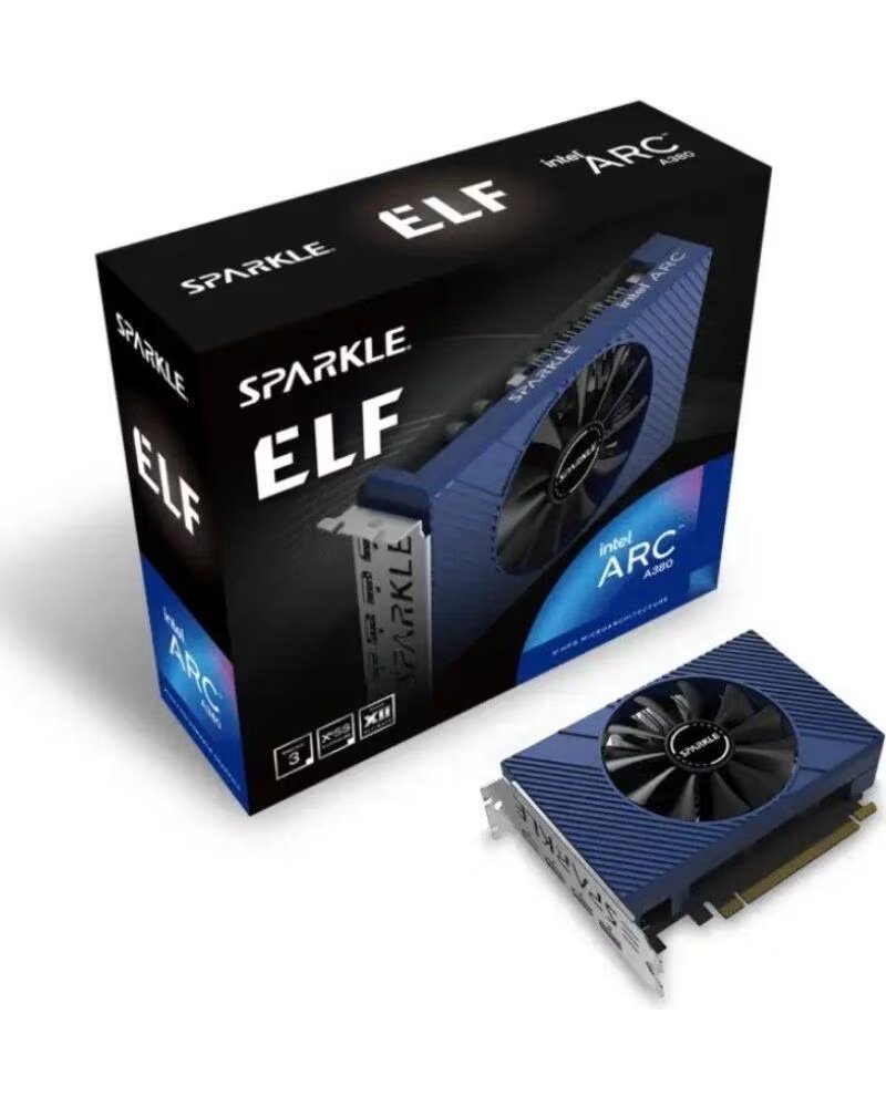 Sparkle Intel Arc A380 Elf Edición 6GB GDDR6 Tarjeta Gráfica
