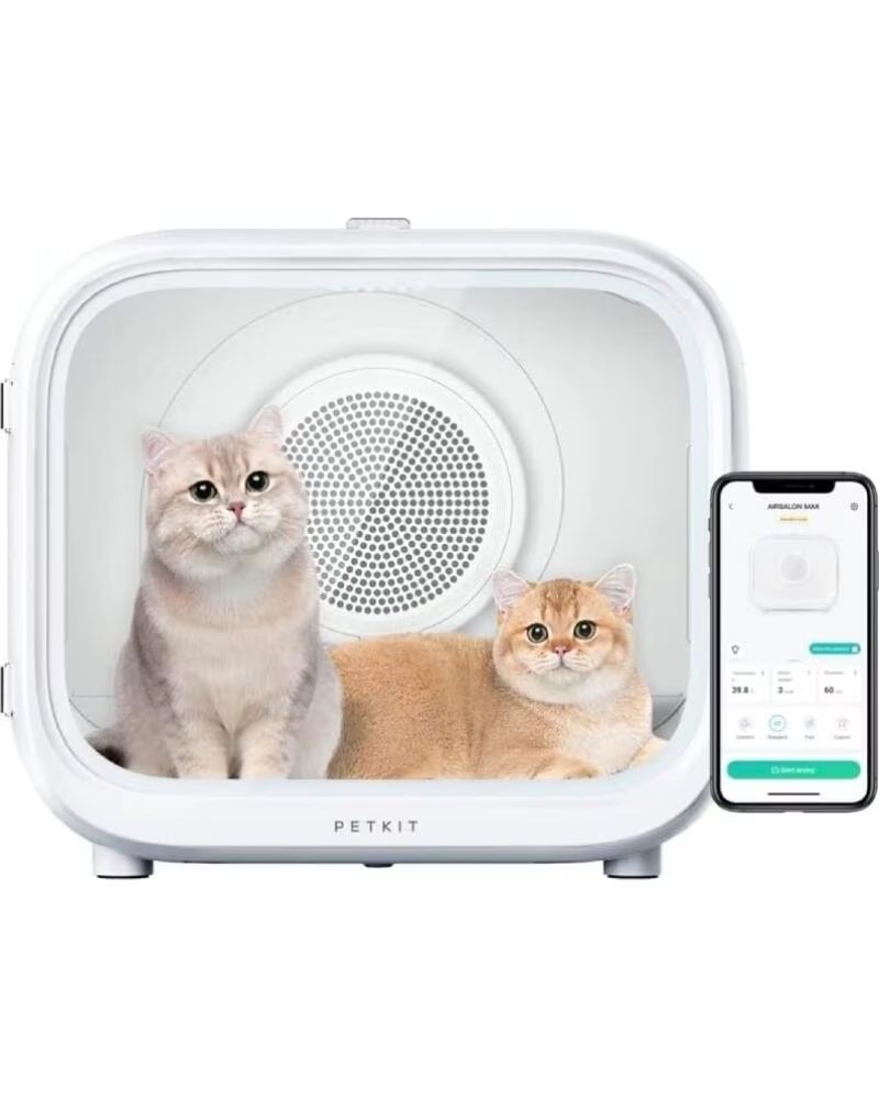Petkit Cabina de Secado Automático para Mascotas Airsalon Max 60L Control App
