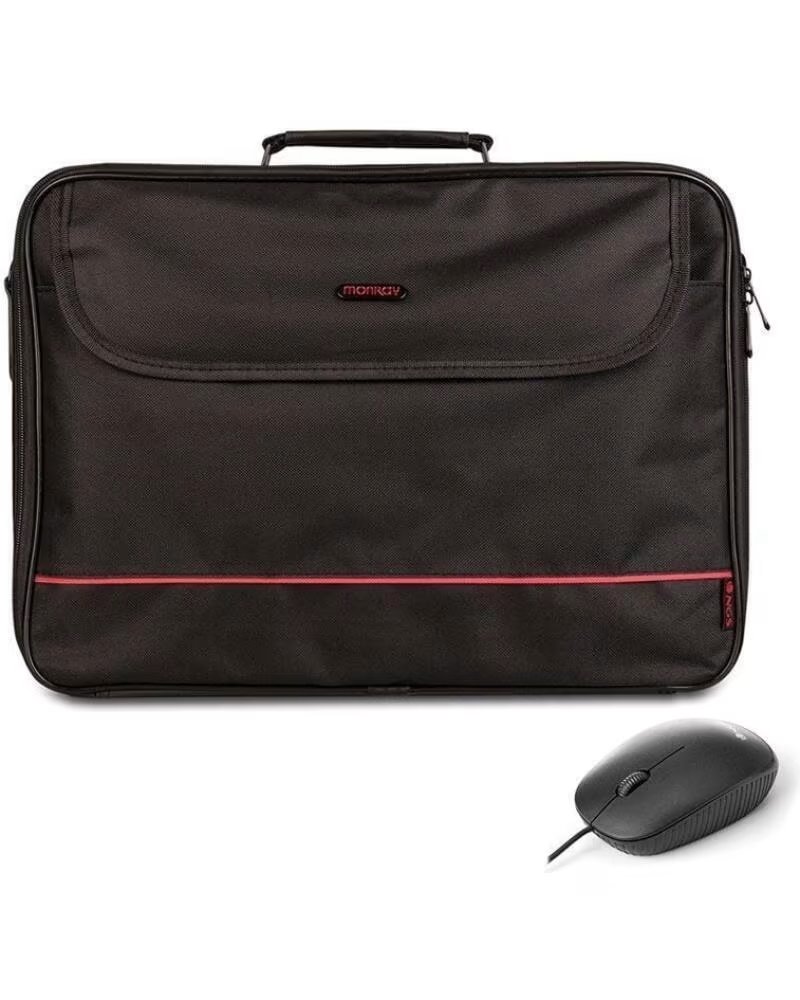 Monray Ngs Maletín Bureau Kit para Portátiles 16 Pulgadas y Ratón Óptico