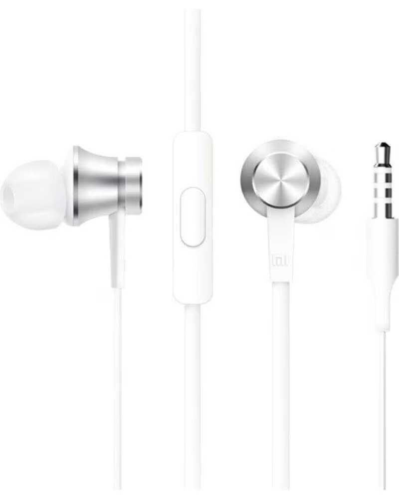 XIAOMI AURICULAR MI IN-EAR HEADPHONES BASIC JACK 35MM - PLATA