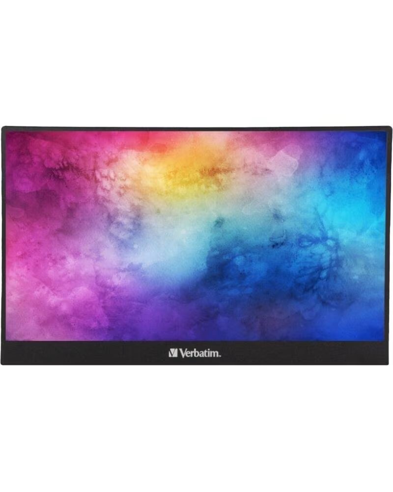 Verbatim Monitor Portátil Táctil PMT-15 15,6" Full Hd Multimedia Negro