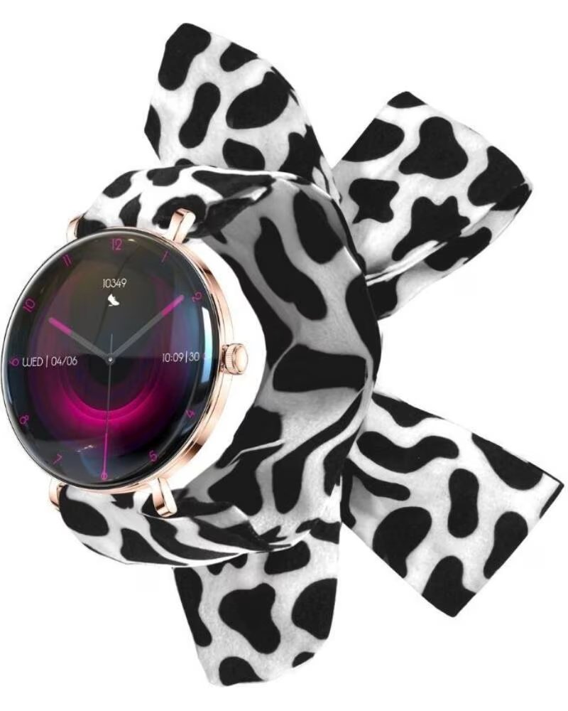 Forever Smartwatch Lucca SB-370 Notificaciones Frecuencia Cardiaca Oro Rosa Incluye Correa Moteada