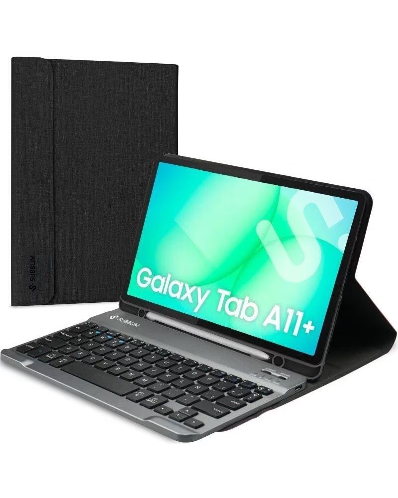 SUBBLIM FUNDA CON TECLADO KEYTAB PRO BT PARA TABLETS SAMSUNG GALAXY A11 11 PULGADAS - NEGRA