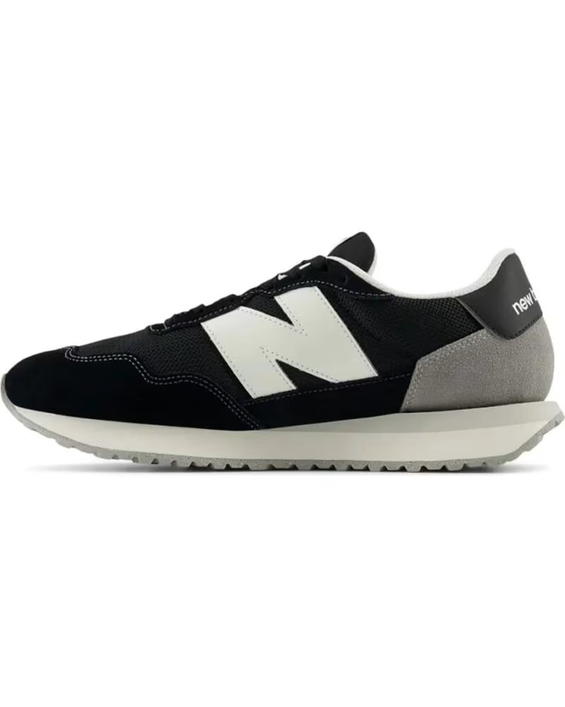Zapatillas de Hombre New Balance MS237 Negro Blanco Gris Lbk – imagen 4