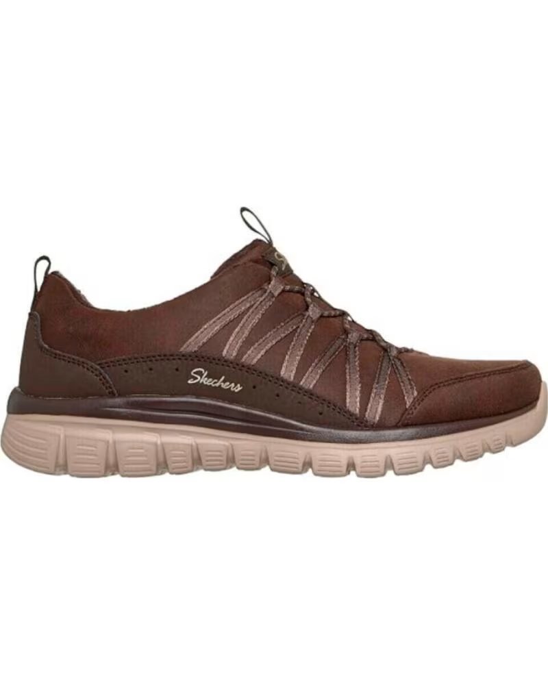 Skechers Sneakers Graceful-cozy Hug Marrón Mujer