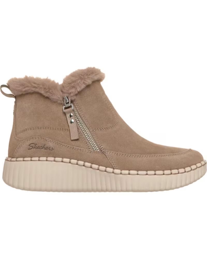 Skechers Wilshire Blvd Fresh Zip Taupe 168108 Marrón – imagen 4