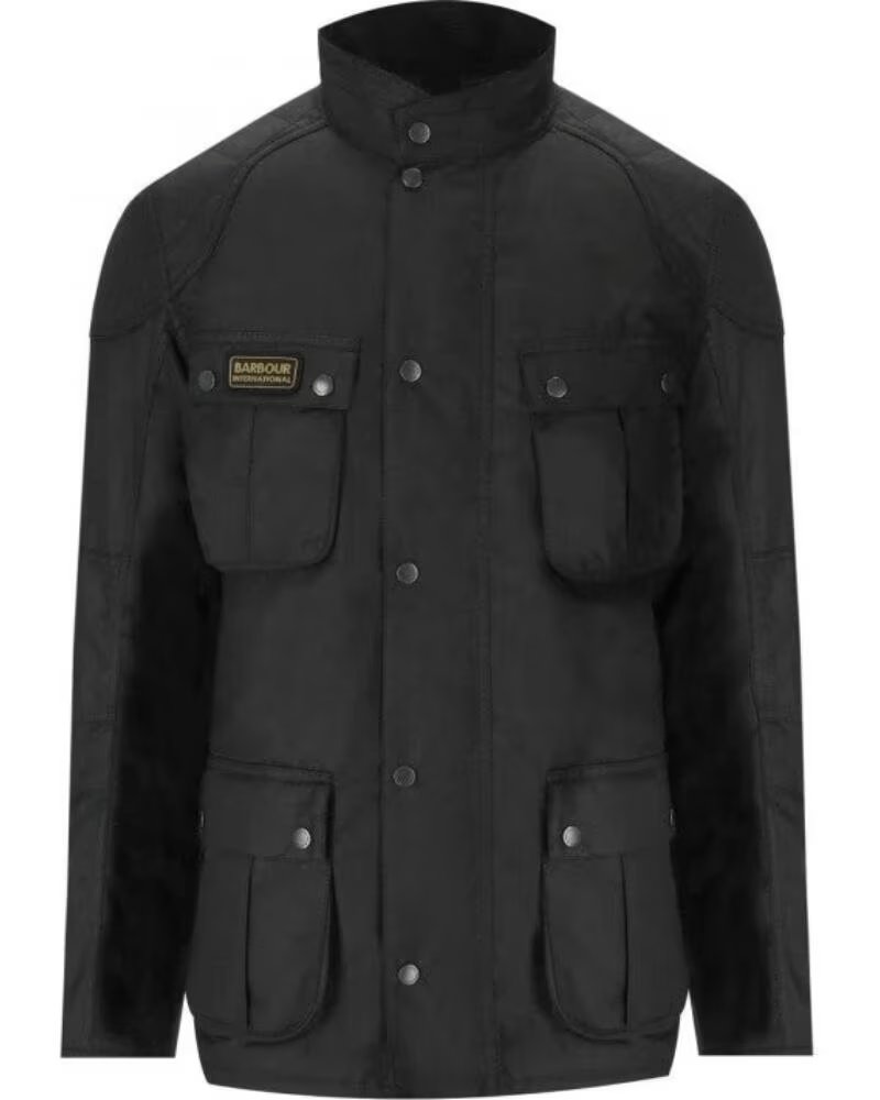 Chaquetas Enceradas Barbour International Winter Lockseam Black