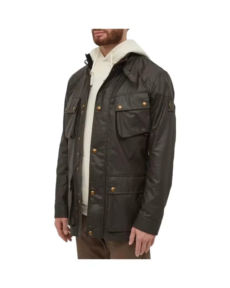 Belstaff Chaqueta Encerada Belstaff Trialmaster Verde Olivo Olive