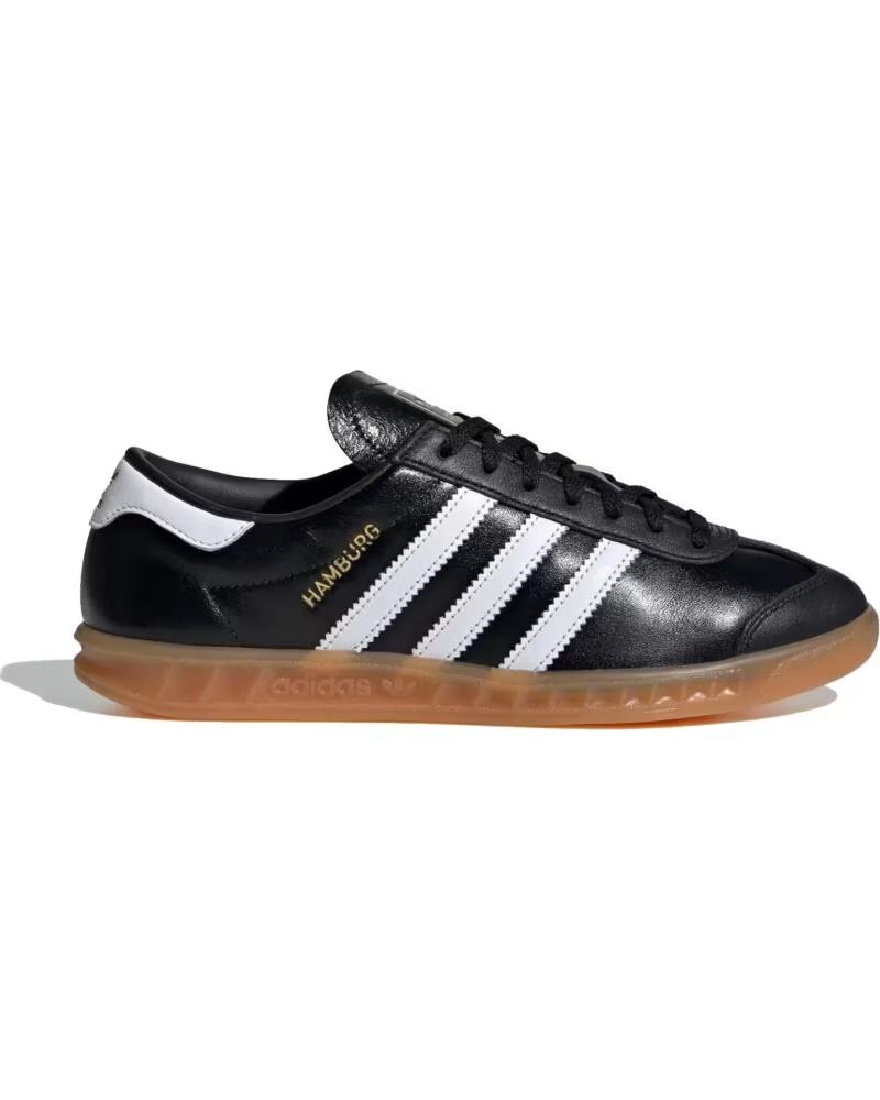 Adidas Hamburg JI2626 Zapatillas Negro Blanco Goma Black