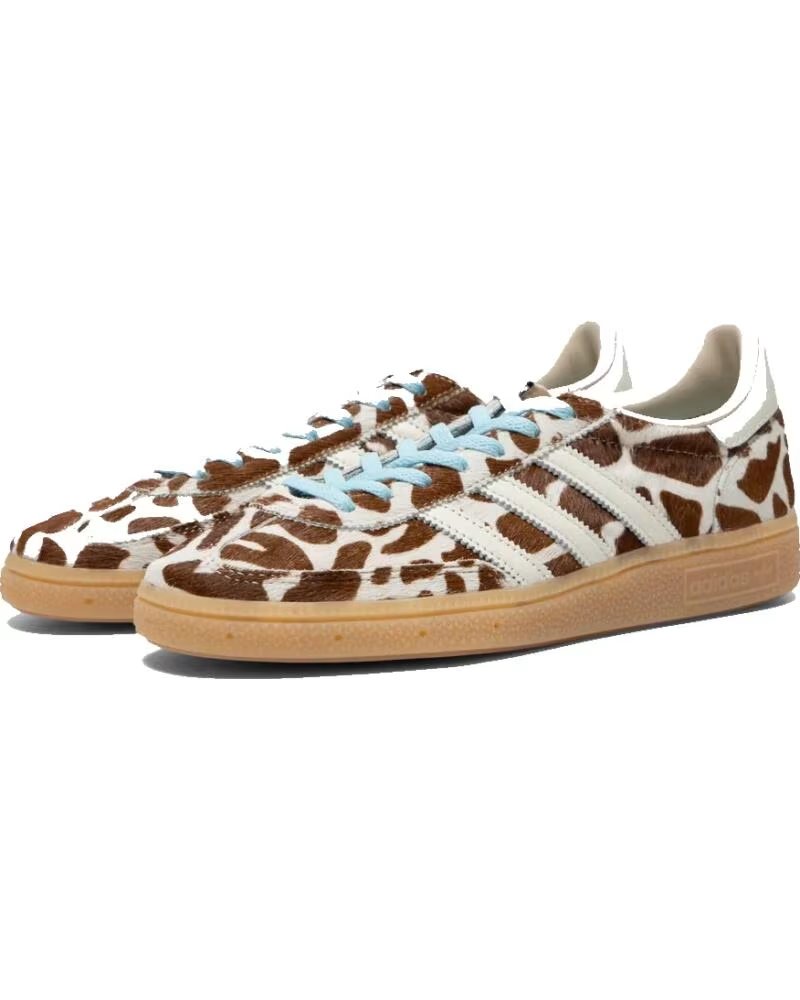 Adidas Handball Spezial Animal Print KI6677 Crystal Linen Ivory Icey Blue Beige Brown