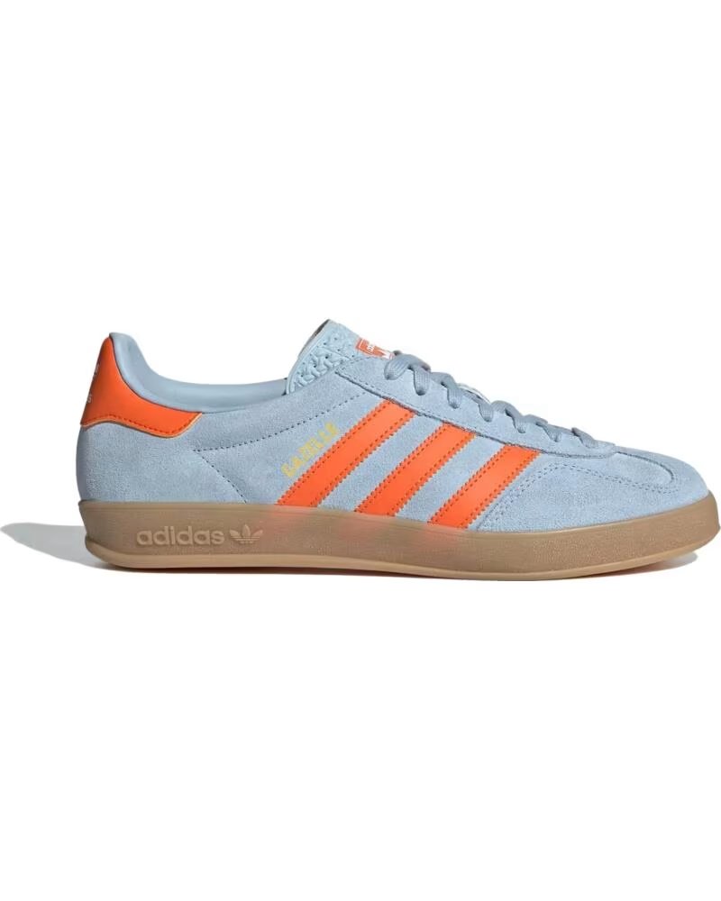 Adidas Gazelle Indoor JH5405 Wonder Blue Orange Cloud White 43 1/3 Light