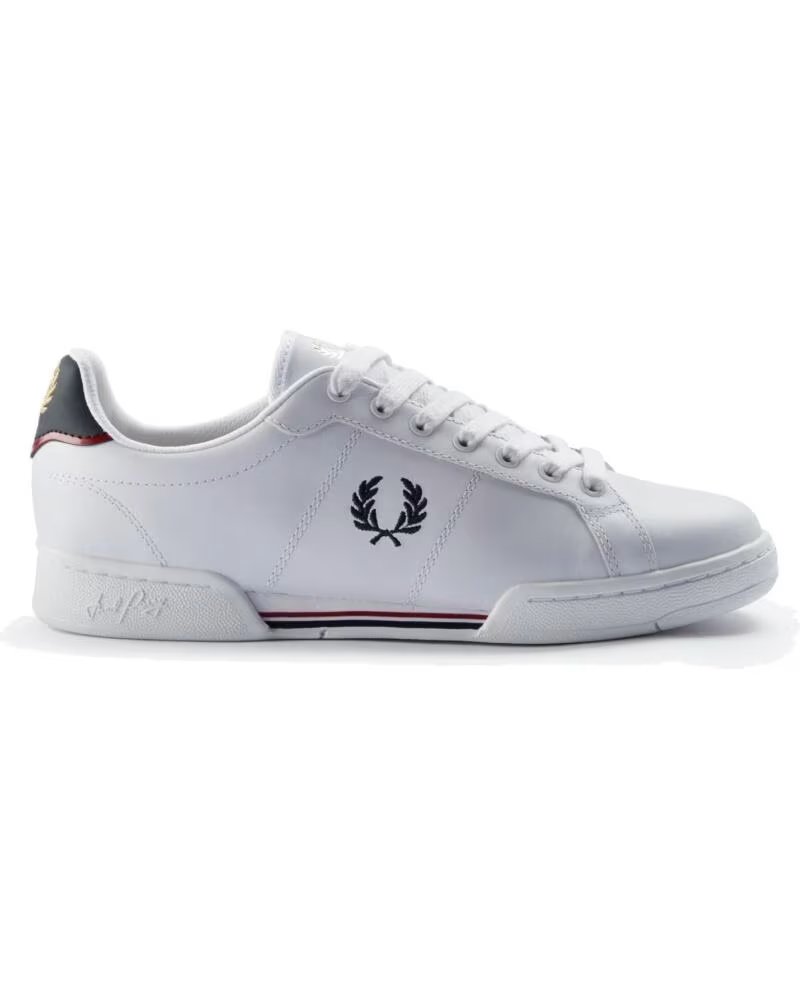 Zapatillas Fred Perry B722 Leather B6311 Blanco Marino White