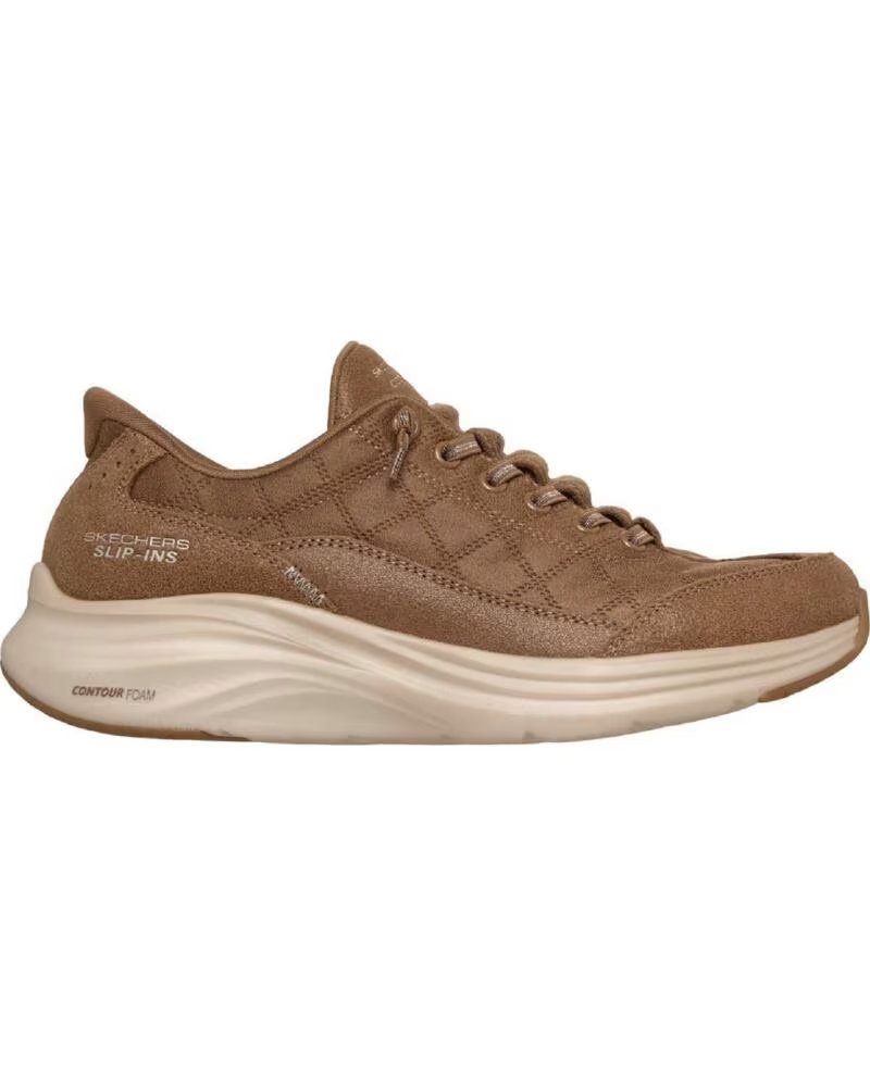 Skechers 150507 Zapatillas Casual de Mujer Slip-ins Cuero Marrón