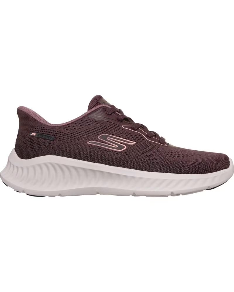 Skechers Slip Ins Go Walk Now Parker Zapatillas Burgundy Textile-plum Trim Varios Colores