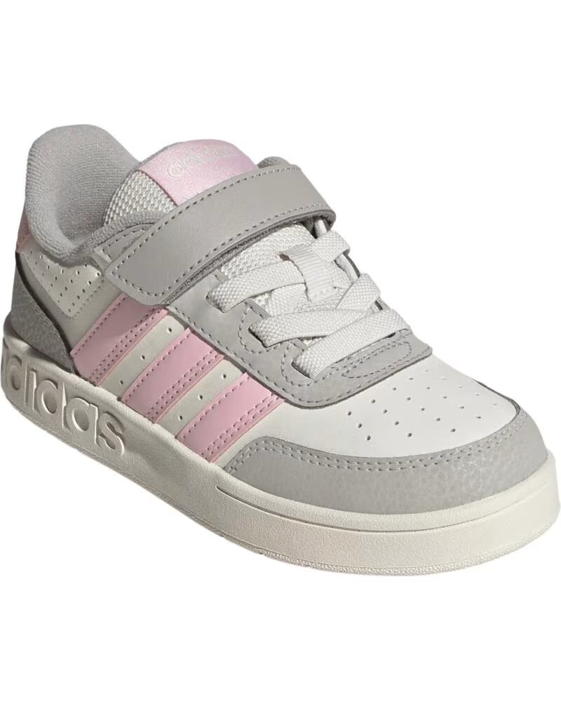 Adidas Zapatillas Breakbase Cwhite-clpink-gretwo en Blanco para Ninos Unisex Core White