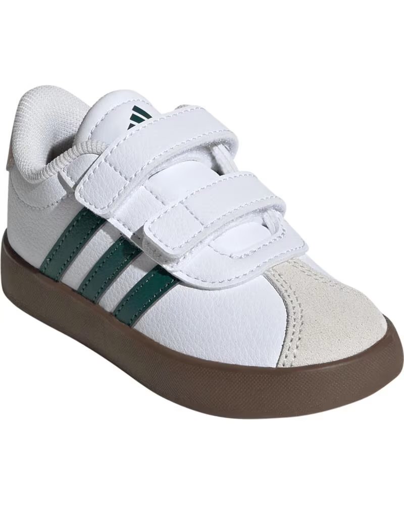 Adidas Zapatillas Vl Court 30 Cf I Cloud White - Collegiate Green Gum Blanco