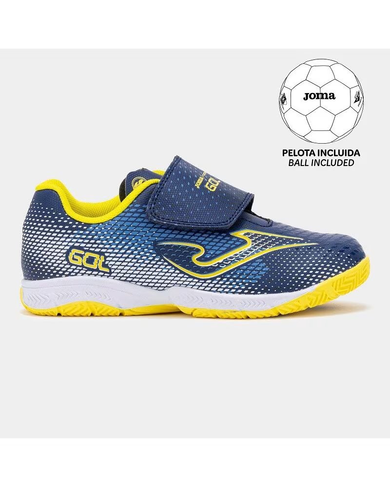 Joma Zapatilla Futbol con Balon J2603 Azul