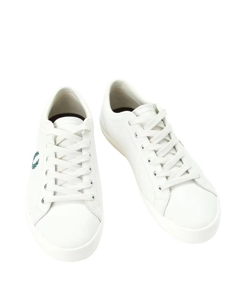 Zapatillas Fred Perry Baseline Leather B1306 Snow White