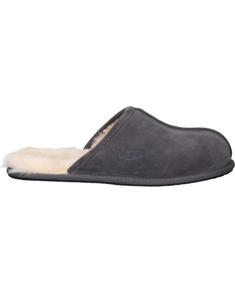 Ugg 1101111 M Scuff Zapatillas de Estar por Casa de Ante Gris Oscuro Dark Grey