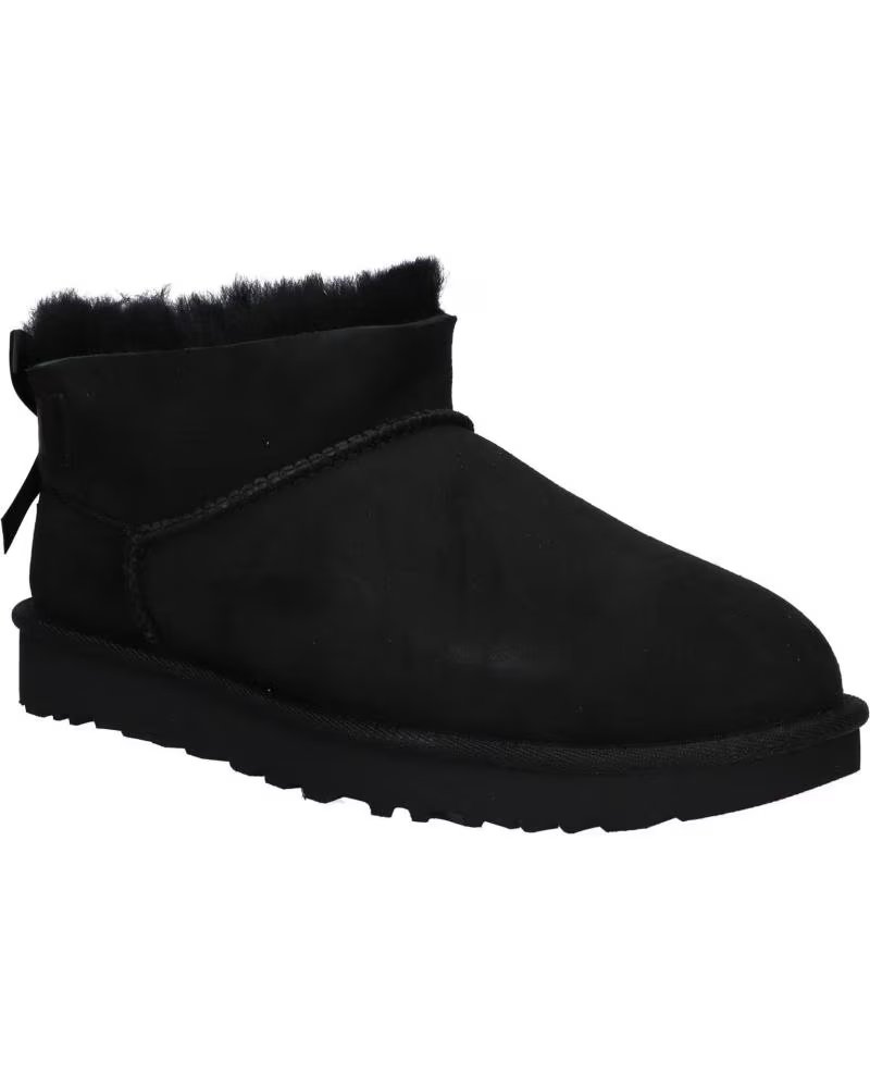 Ugg 1185491 Ultra Mini Bailey Bow Botas de Ante Negras Black